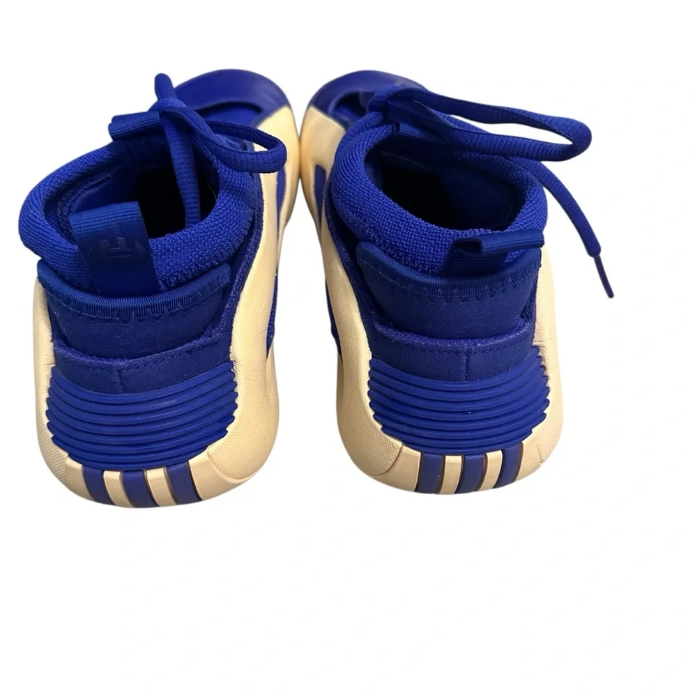 Adidas Harden Volume 8 'Blue Fusion' Off White Basketball Shoes Size 6.5 - Picture 3 of 7